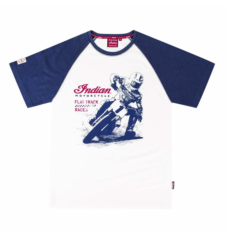 INDIAN MENS FLAT TRACK RACER TEE