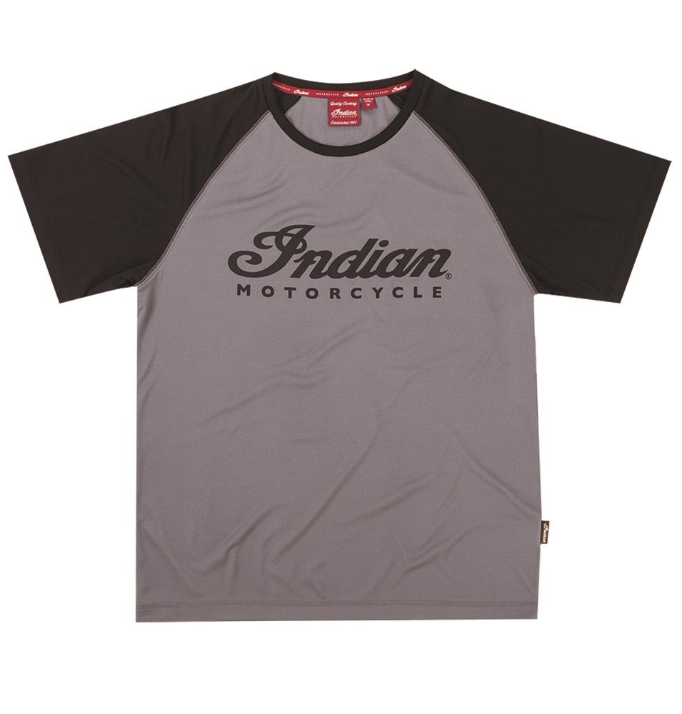 INDIAN MENS PERFORMANCE RIDING TEE WITH UV PROTECTION