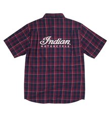 INDIAN RED PLAID SHIRT MEN